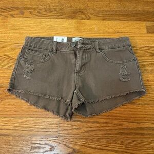 NWT RVCA Women’s Beige Jean Shorts Size 27